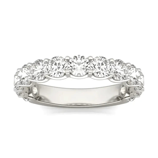 2.07 CTW Lab Grown Diamond Half Eternity Ring in 14K White Gold - G - VS Clarity - My Storeproduct_type