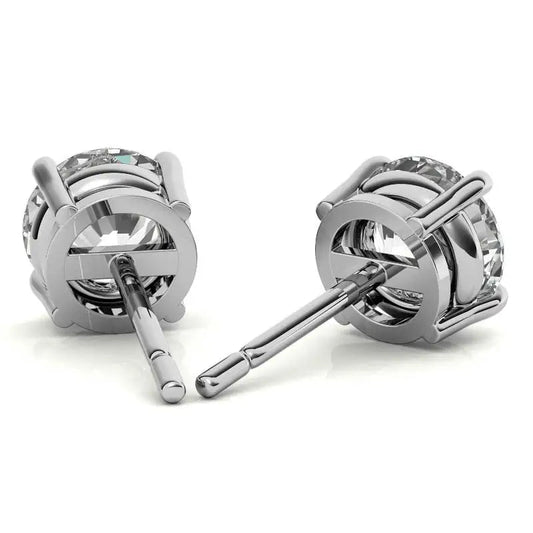 AGI Certified 1.50 CTW Lab Grown Diamond Stud Earrings in G/VS Clarity - Handcrafted , Eco Friendly & Ethically Sourced,