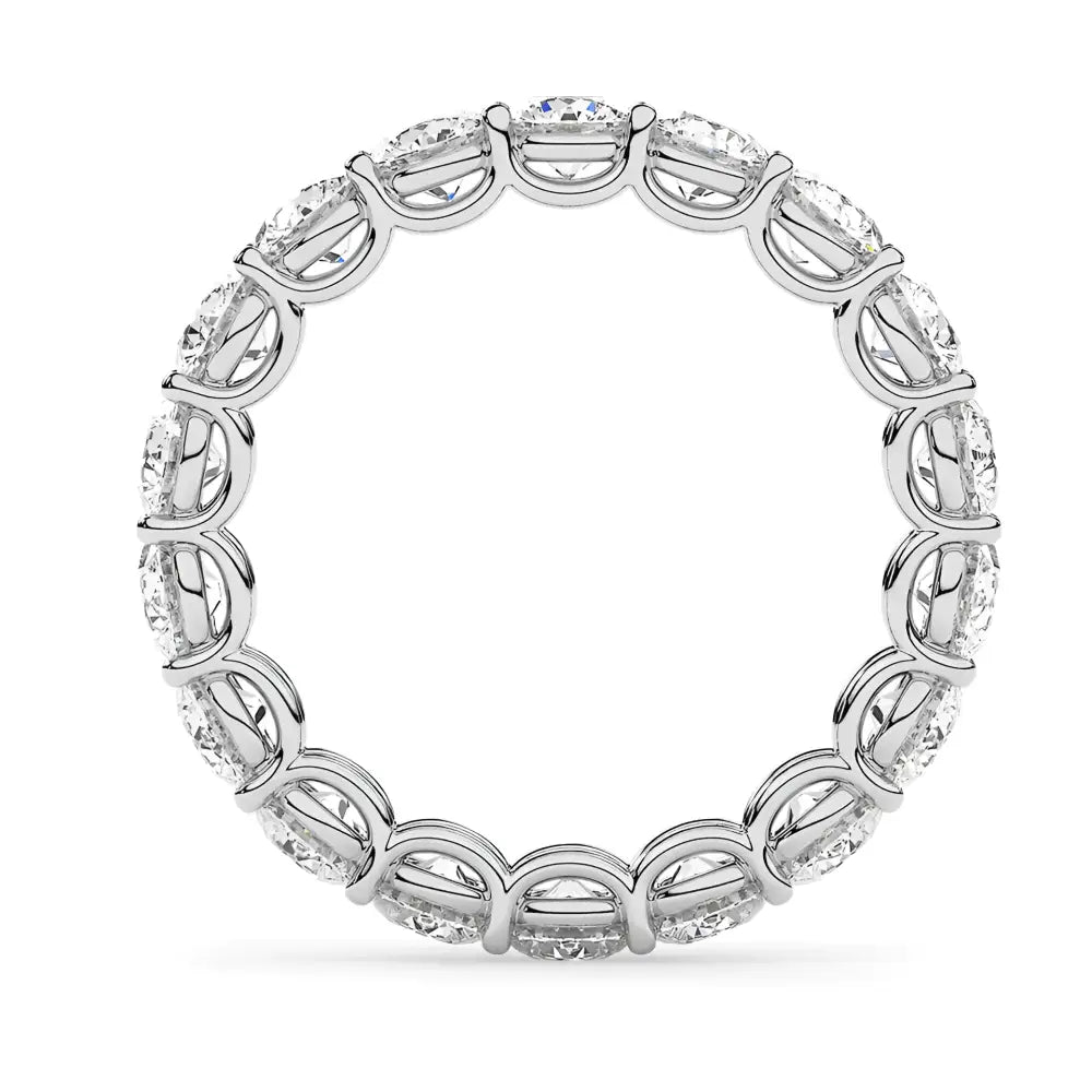AGI Certified 2 CTW Lab Grown Diamond Eternity Band in 14K White Gold (F - VS) - Luxurious & Ethical - My Storeproduct_type
