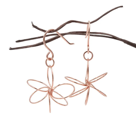 Handmade Copper Freeform Stars Earrings | Eco - Friendly, Hypoallergenic & Nickel - Free Jewelry - My Storeproduct_type#