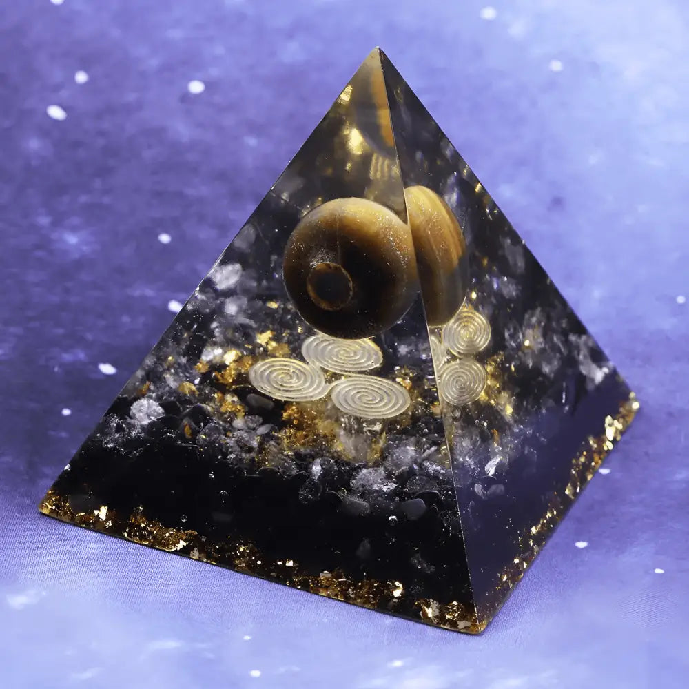 Orgonite Pyramid Chakra Decoration - Beautiful, Handcrafted, and Energizing - My Storeproduct_type#