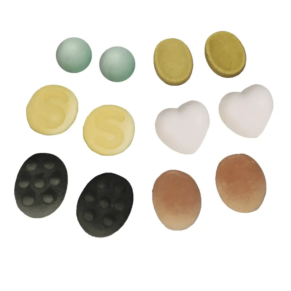 Sensory Worry Stones Set of 12 - Calming & Focusing Tools for Kids - My Storeproduct_type#